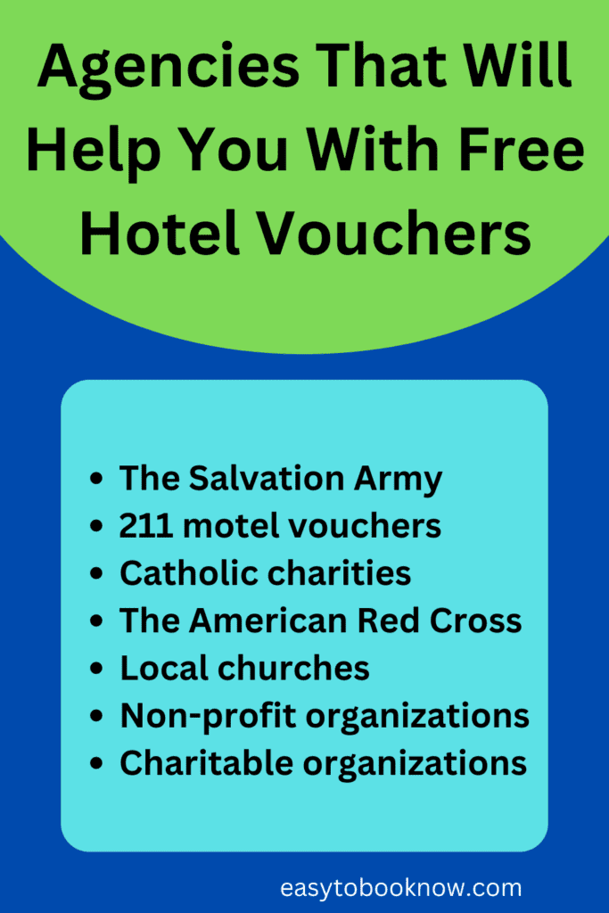 Agencies That Will Help You With Free Hotel Vouchers